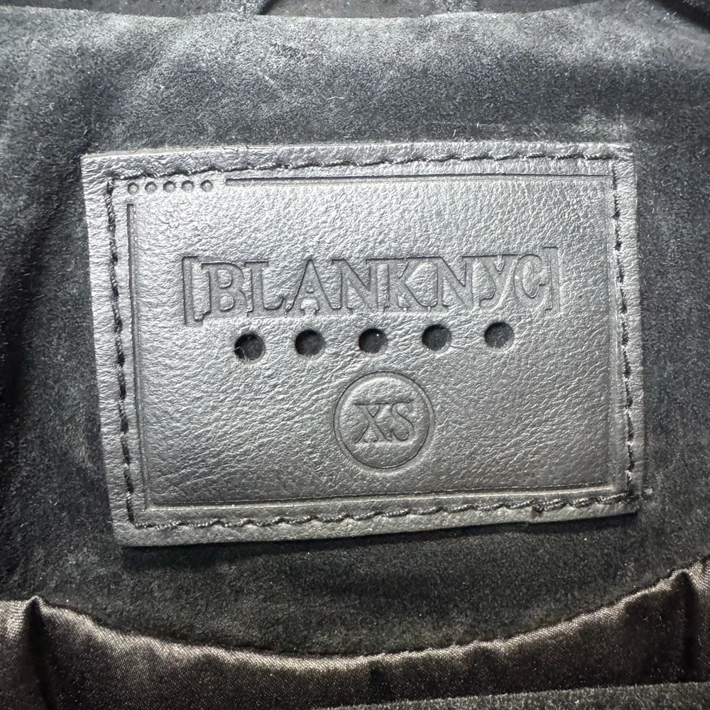 BLANKNYC Black Suede Moto Jacket – 100% Leather – Size XS - Picture 7 of 9
